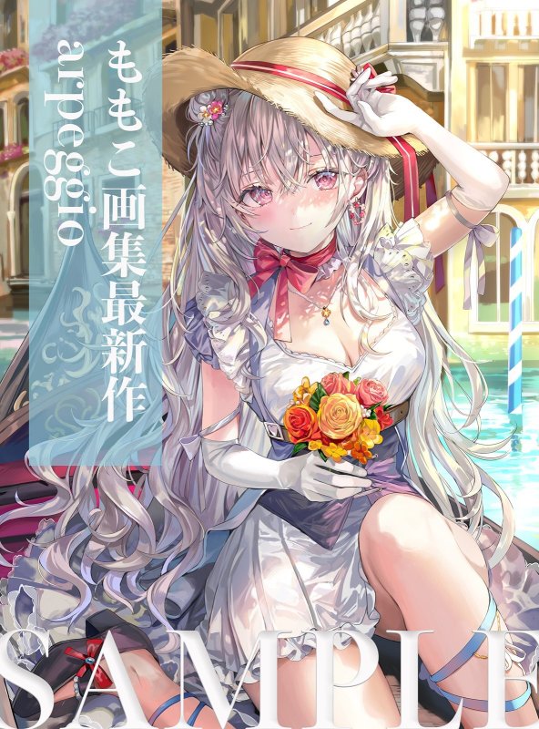 画像1: ももこ画集 arpeggio サイン入り コーチャンフォーオリジナル特典付き (1)